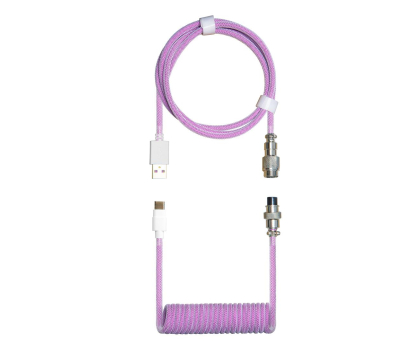 Kable do klawiatur Cooler Master Coiled Cable (Dream Purple)